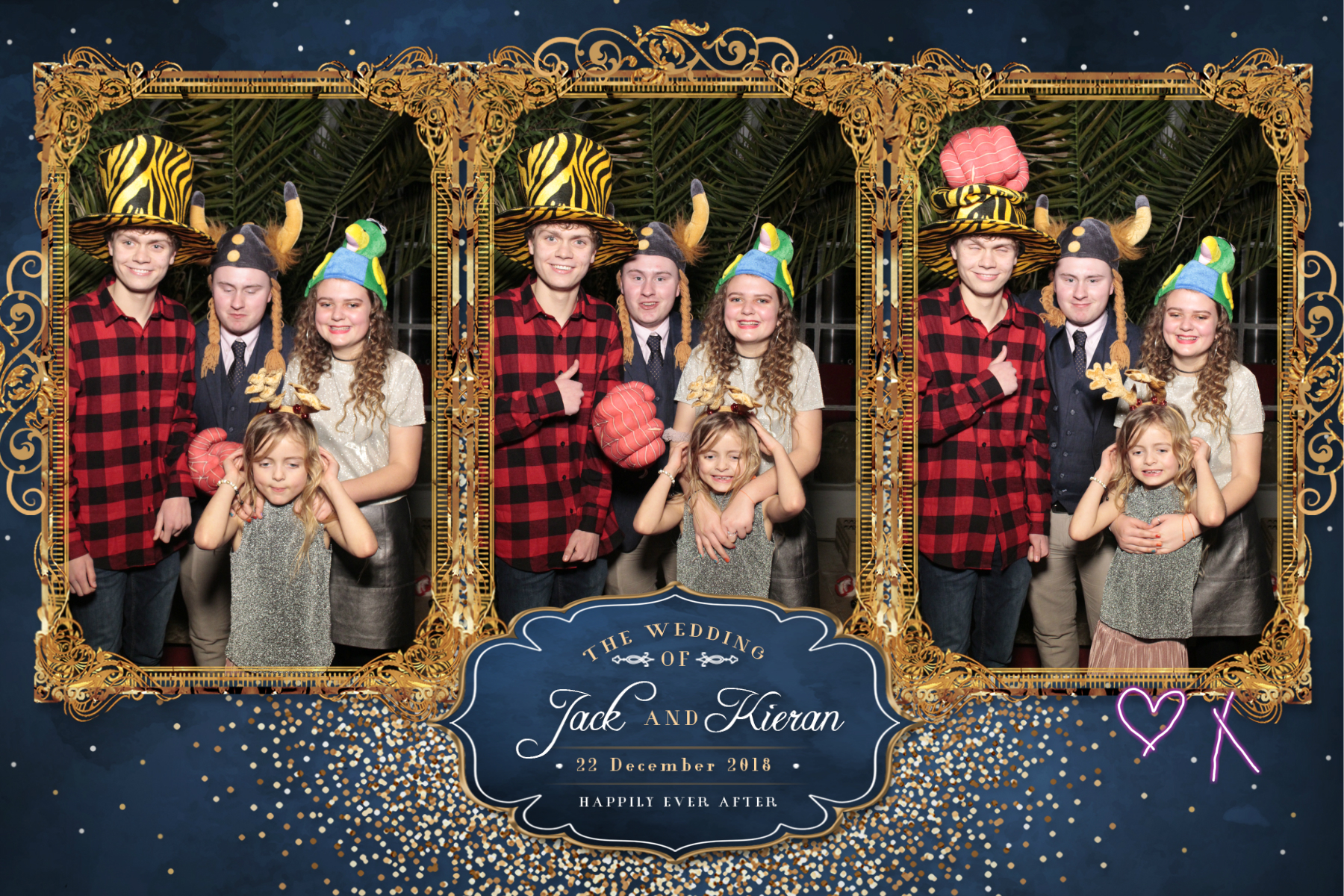 Jack and Kieran's Wedding | View more photos from the event at gallery.myphotoboothexperience.co.uk/u/MyPhotoBoothExperienceLtd/Jack-and-Kierans-Wedding